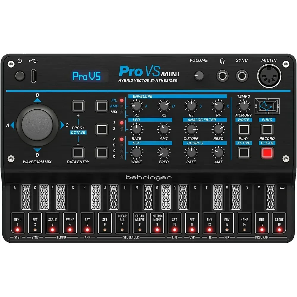 Цифровой студийный синтезатор Behringer Pro VS Mini Hybrid Vector Synthesizer