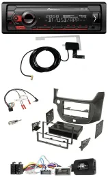 Автомагнитола для Honda Jazz Pioneer DAB, USB, Bluetooth темно-серый