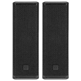 RCF NXL 14-A Dual 6" 2-Way Point Source Column Powered Speaker Black Pair