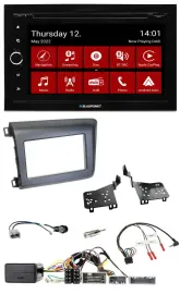 Blaupunkt 2DIN Lenkrad Bluetooth USB TMC DAB Navigation für Honda Civic US Model