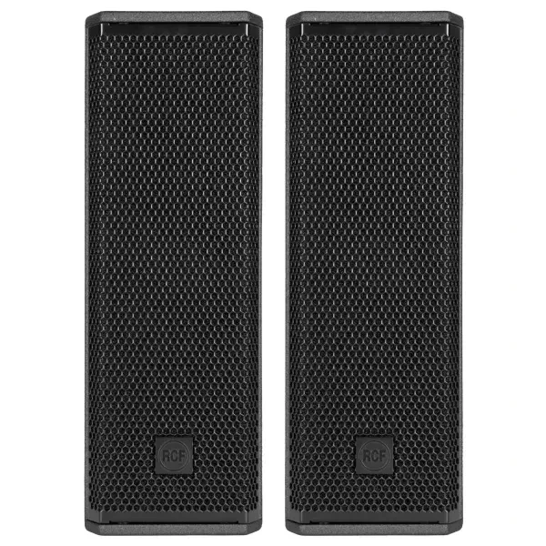RCF NXL 14-A Dual 6" 2-Way Point Source Column Powered Speaker Black Pair