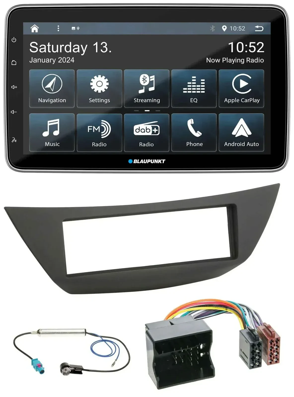 Blaupunkt USB DAB SD MP3 Bluetooth Autoradio für Renault Laguna 3 (ab 2008)