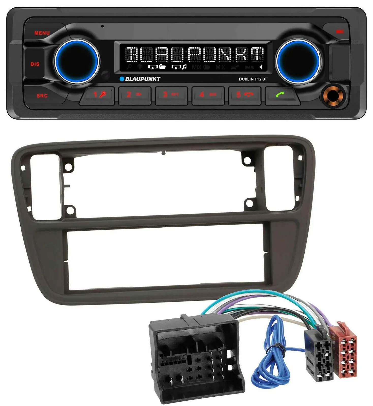 Blaupunkt MP3 Bluetooth USB AUX Autoradio für Seat Mii (ab 2011)