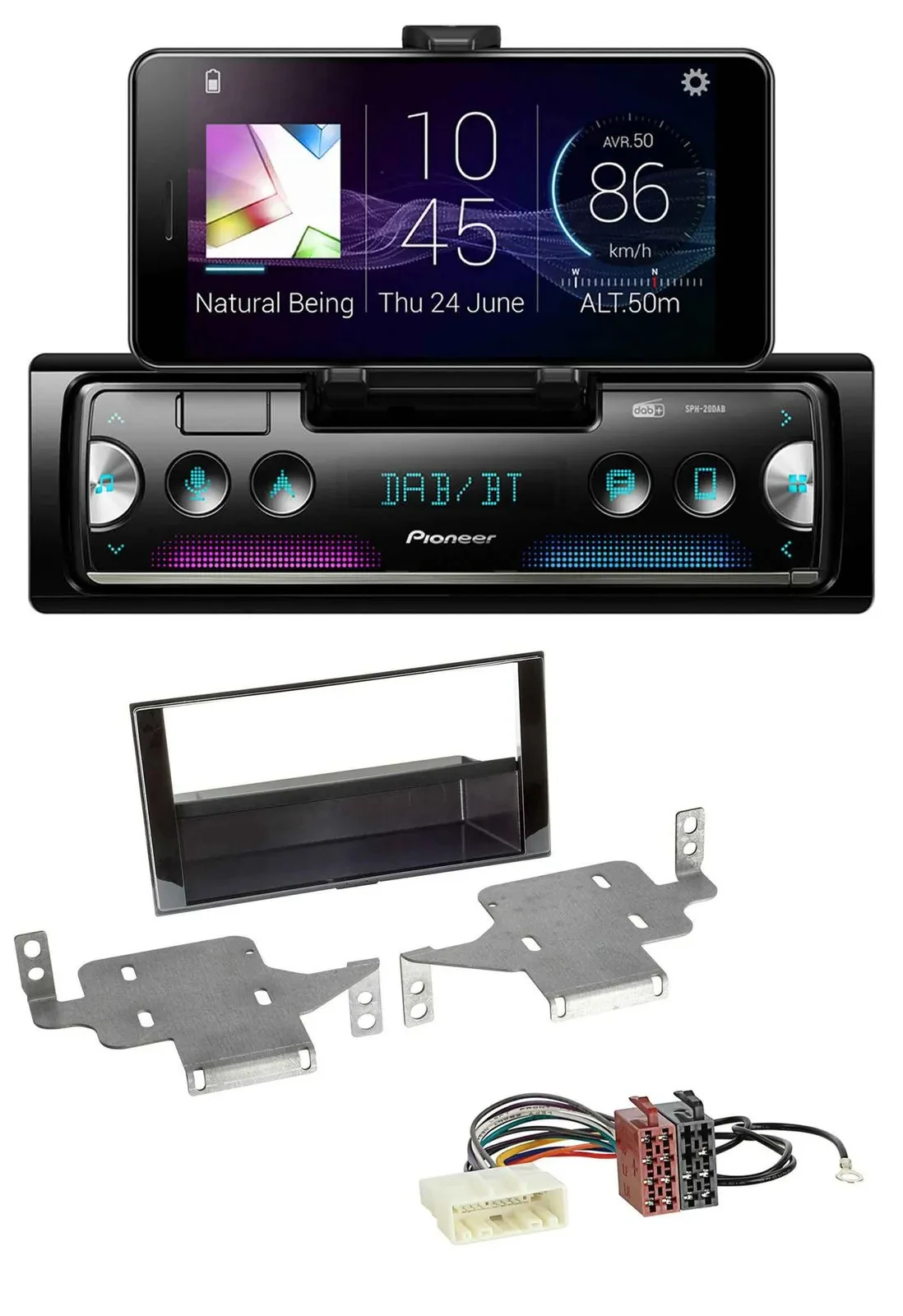 Автомагнитола для Nissan Juke (с 2014) Pioneer USB MP3 Bluetooth DAB