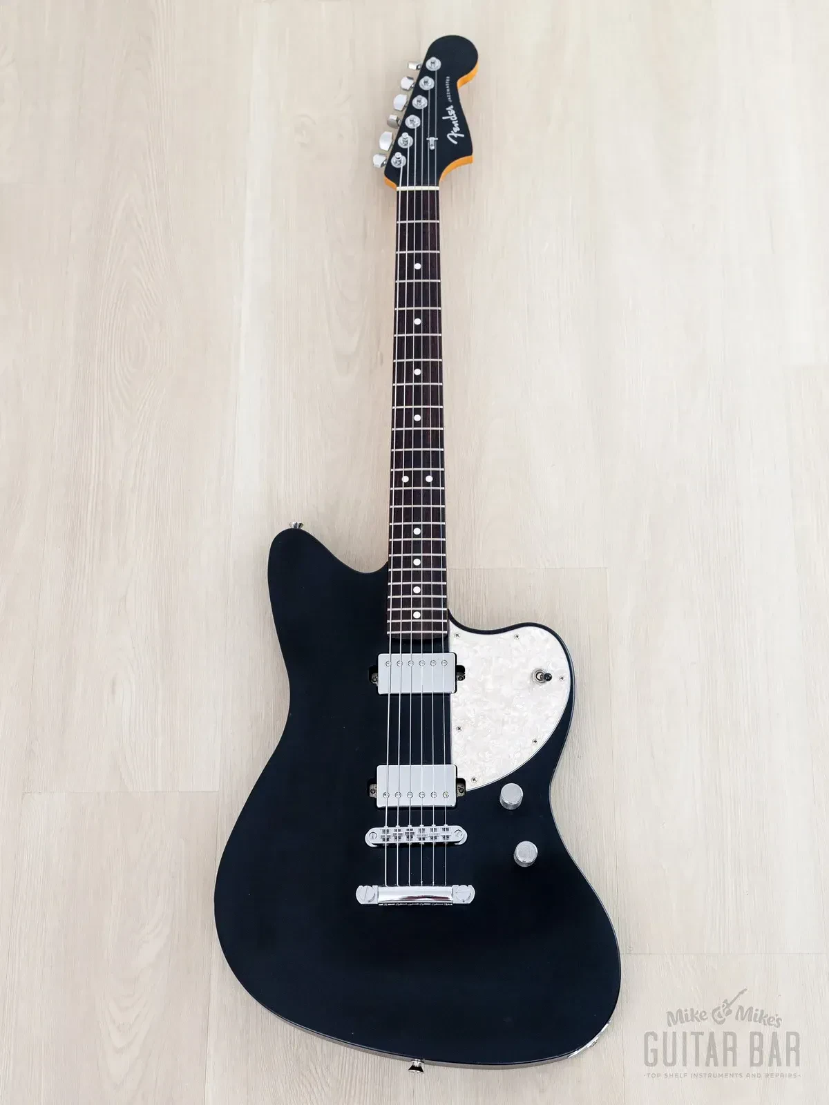 Электрогитара Fender Elemental Jazzmaster Limited Edition HH Satin Stone Black w/gigbag Japan 2022