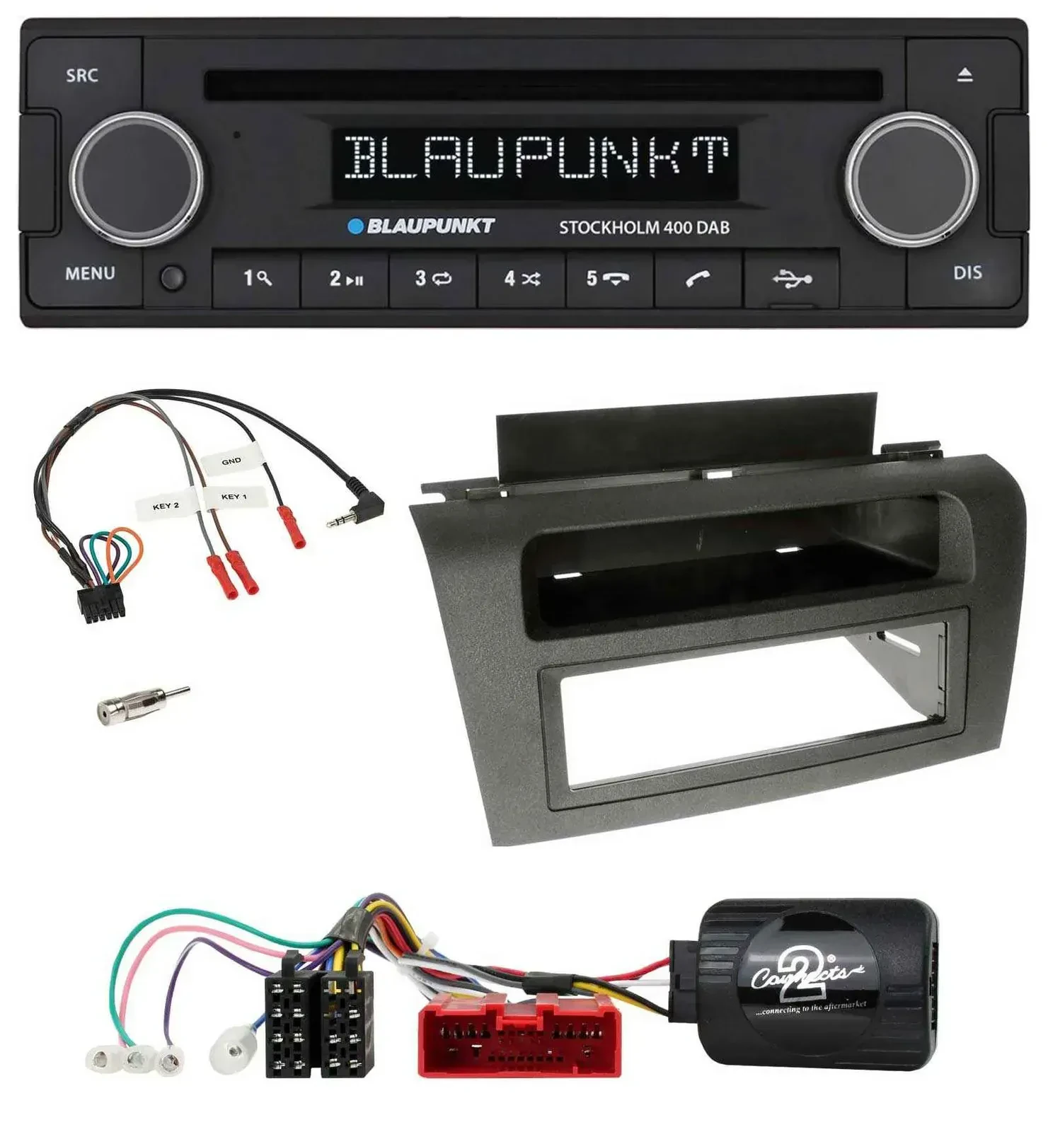Автомагнитола для Mazda 3 (2003–2009) Blaupunkt Bluetooth, DAB, CD, USB