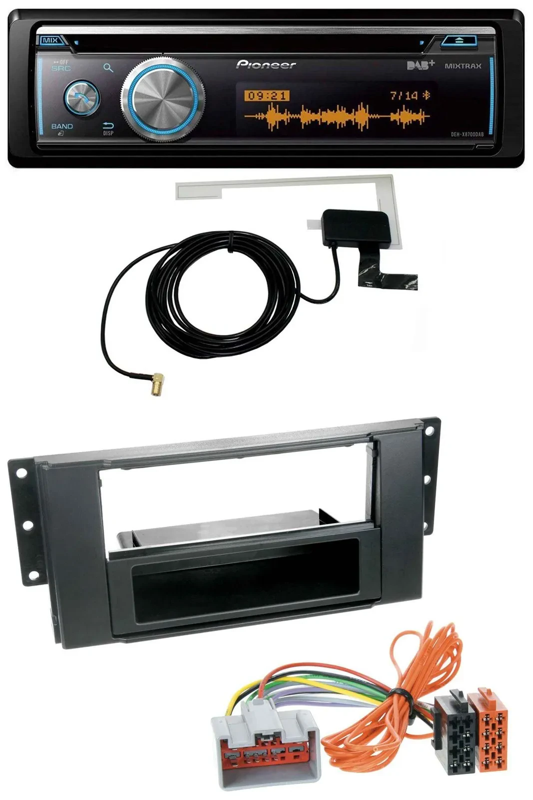 Автомагнитола для Land Rover Freelander 2011–2012 Pioneer Bluetooth DAB MP3 USB CD