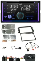 Автомагнитола для Chevrolet Aveo/Captiva (с 2006) JVC 2-DIN DAB Bluetooth CD USB