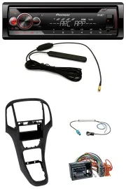 Pioneer CD USB AUX DAB MP3 Autoradio für Opel Astra J ab 2009 Perl schwarz