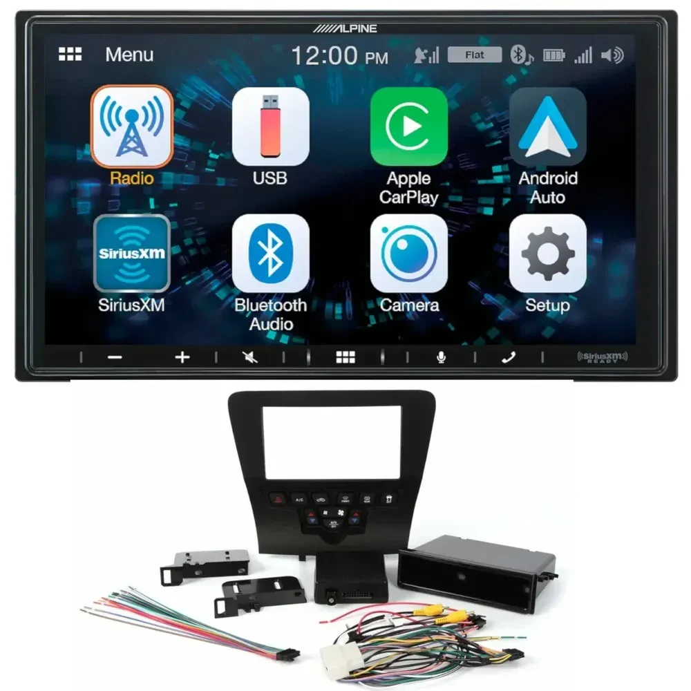 Автомагнитола для Dodge Charger Alpine iLX-W650 7" Double DIN Bluetooth (набор) с камерой номерного знака