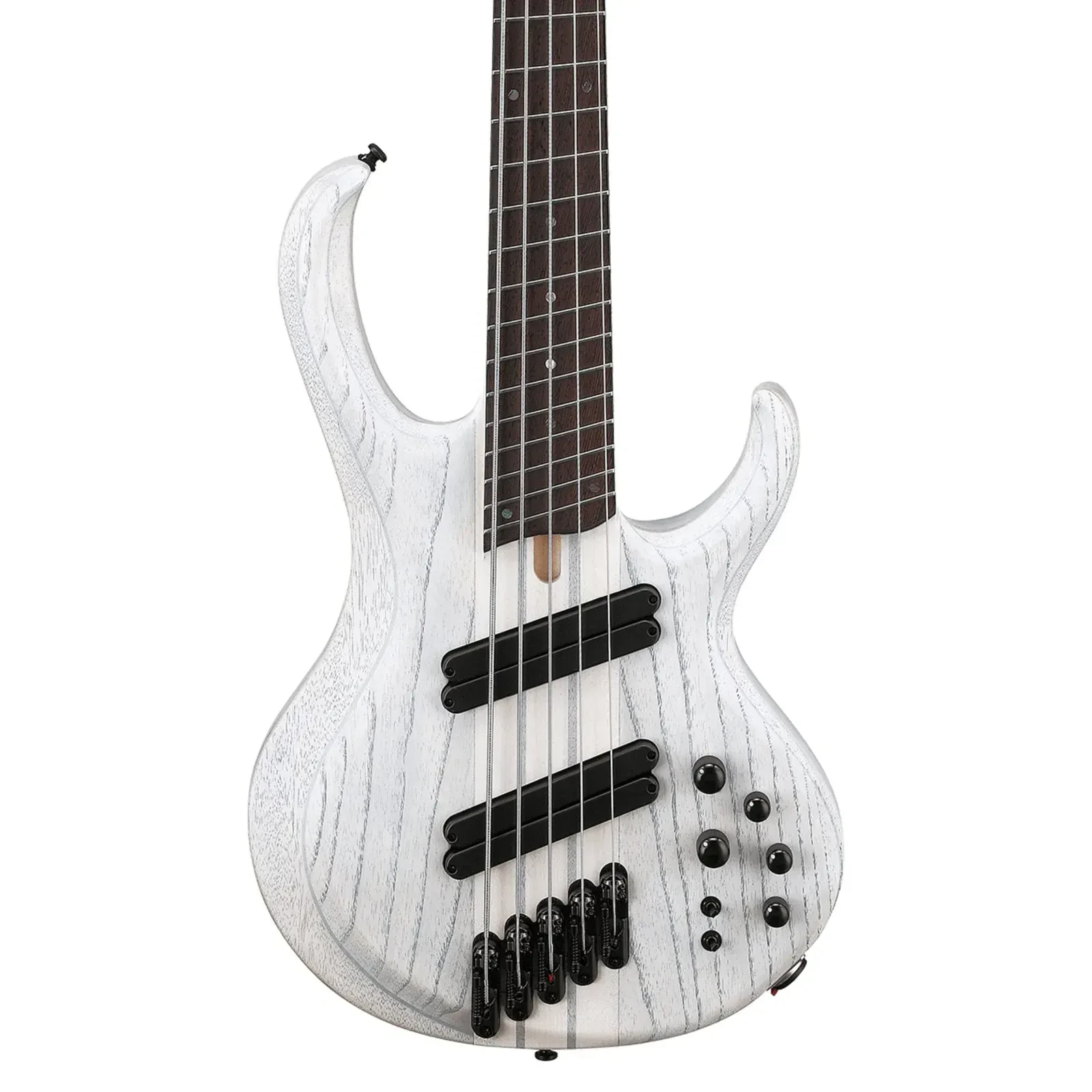 Ibanez BTB865MS Bass Workshop Multi-Scale 5-S Bass Guitar Transparent White Flat