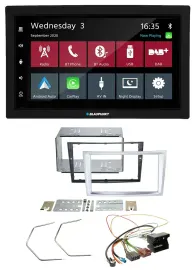 Blaupunkt DAB Bluetooth USB MP3 2DIN Autoradio für Opel Astra H Zafira B Corsa D