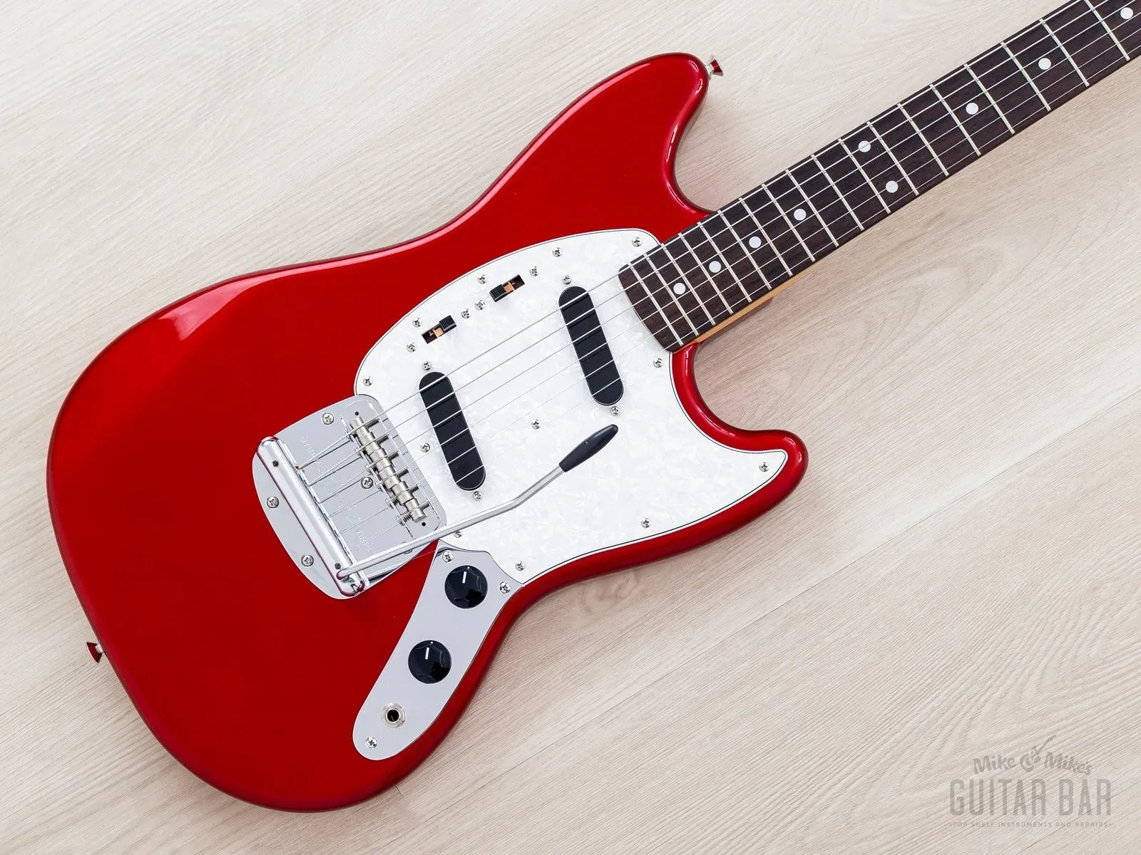 2015 Fender Japan Exclusive Classic '70s Mustang Candy Apple Red, MIJ MG69/MH