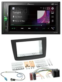 Pioneer 2DIN MP3 DAB USB Bluetooth Autoradio für Alfa Romeo Mito 08-14 955 ISO s