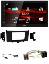 JVC USB Bluetooth MP3 DAB 2DIN Autoradio für Smart ForTwo 10-15 ISO Profiversion