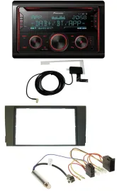 Pioneer 2DIN MP3 DAB USB CD Bluetooth Autoradio für Audi A6 C5 2001-2005 ISO