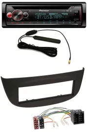 Автомагнитола для Renault Twingo (2007–2012) Pioneer USB DAB MP3 Bluetooth CD черный
