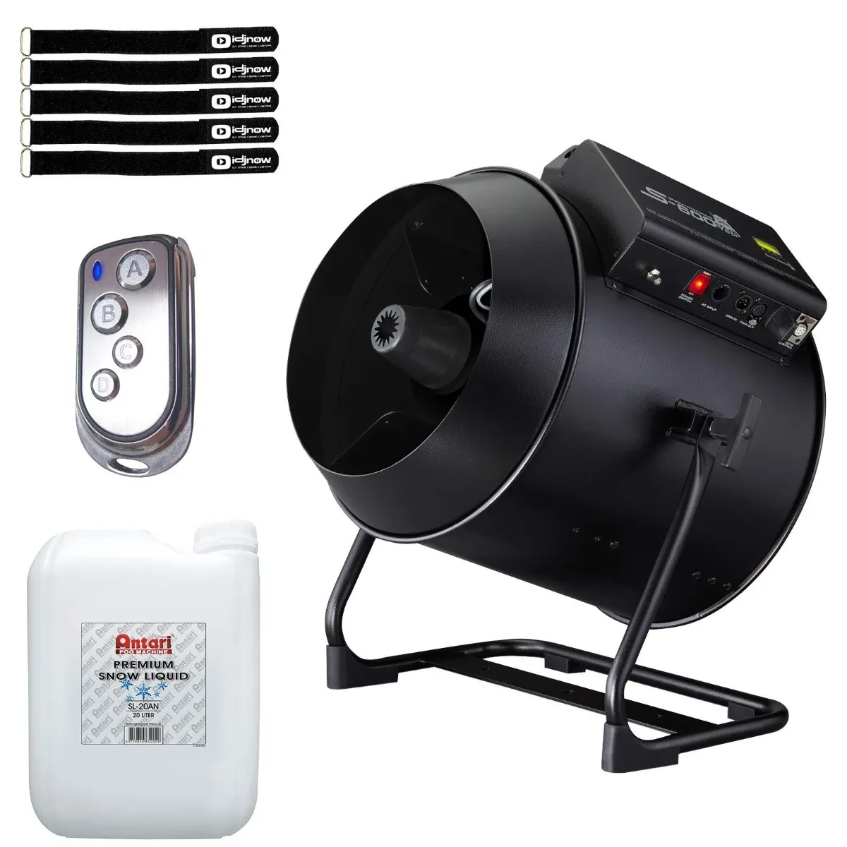 Antari S-600 High Powered Theme Park Theater Snow Machine w Bottle of Fluid