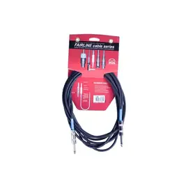 Superlux SFI4.5PP инструментальный кабель 4,5 м, прямой джек - прямой джек