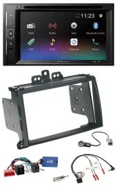 Автомагнитола для Hyundai i20 (2009–2012) Pioneer 2DIN, Bluetooth, DAB, DVD, USB, черная