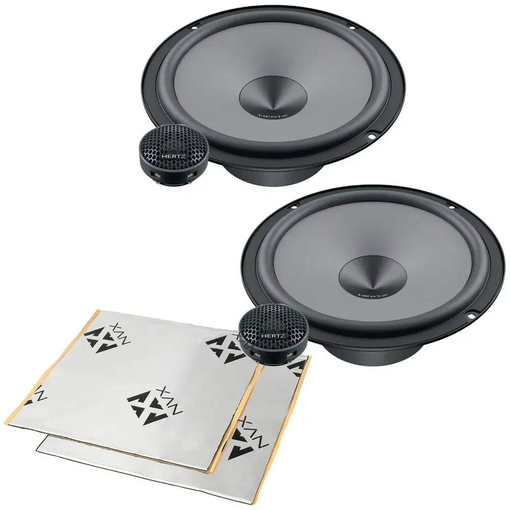 Hertz K 165 75W RMS 6.5" Component Speaker System with Sound Damping (2 Pairs)