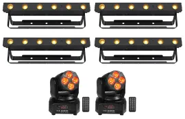 Комплект светового оборудования Chauvet DJ Ezlink Strip Q6 BT+(2) RockOn-7