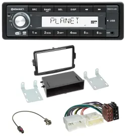 Continental MP3 AUX USB DAB 1DIN Autoradio für Dacia Lodgy Sandero Opel Vivaro