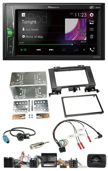 Pioneer 2DIN Lenkrad DAB USB Bluetooth Autoradio für Mercedes Sprinter Audio 5 2