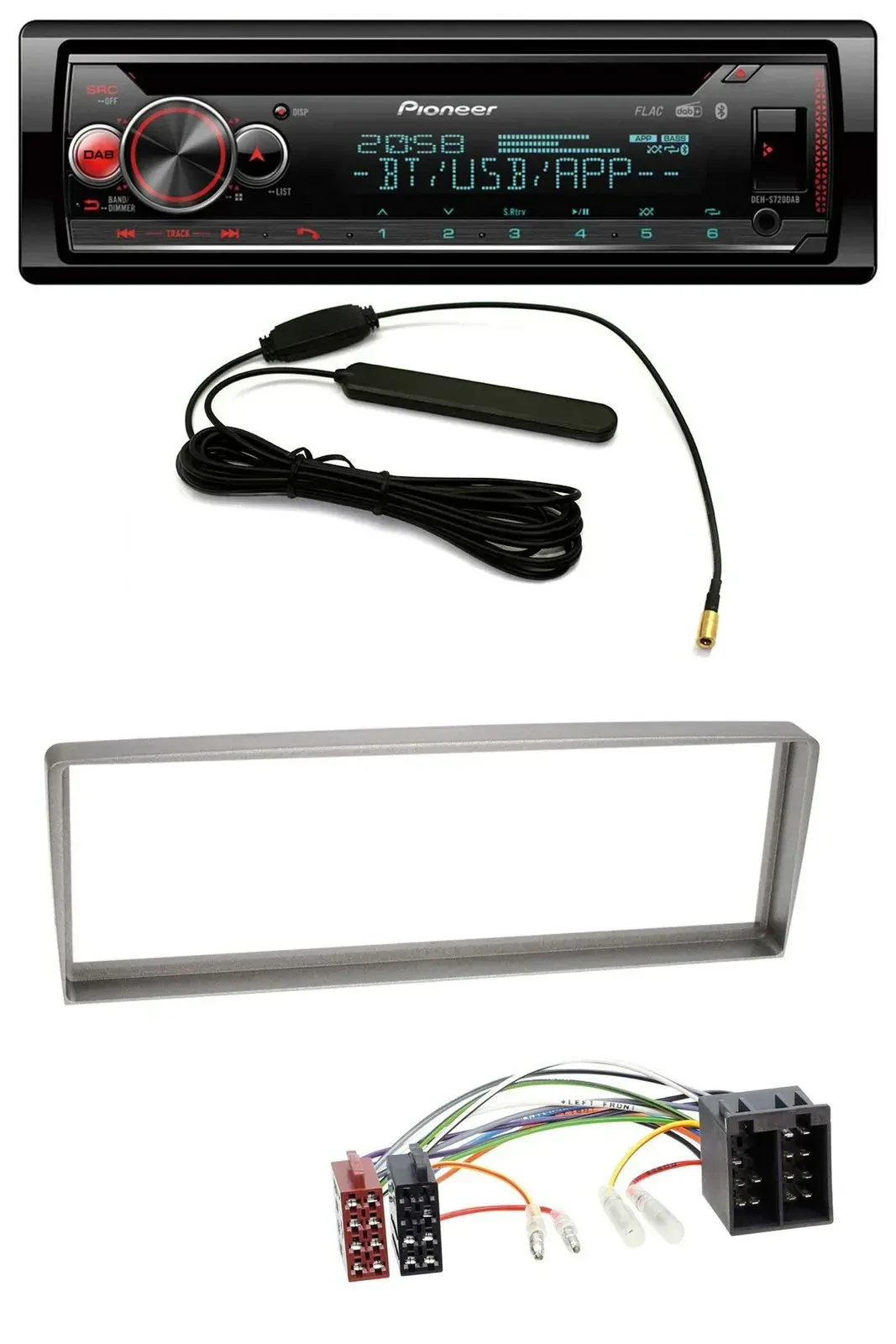 Автомагнитола для Alfa Romeo 156 (2003–2005) Pioneer CD/USB/Bluetooth/DAB/MP3