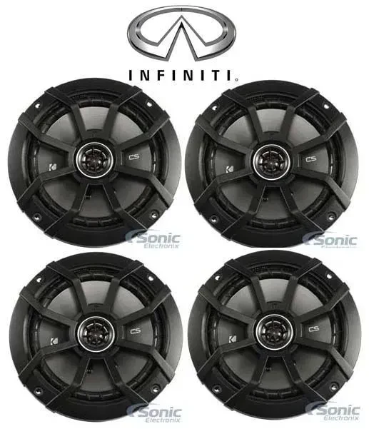 Динамики автомобильные Kicker 46CSC654 6.5" (набор, 2 шт.) для Infiniti M45 (2004–2005)