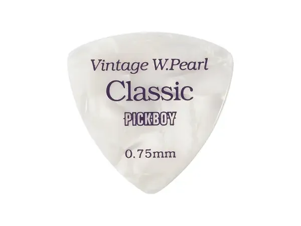 Медиаторы Pickboy GP-24/075 Celluloid Vintage Classic White Pearl 50 шт.