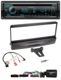 Kenwood Lenkrad Bluetooth DAB USB CD Autoradio für Ford Mondeo 2000-02 schwarz