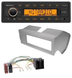 Continental MP3 Bluetooth AUX USB Autoradio für Fiat Panda (bis 2002) - grau