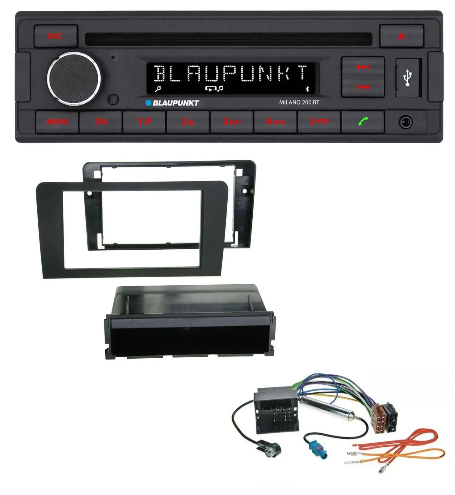 Автомагнитола для Audi A3 8P 03-12 Blaupunkt Symphony Quadl MP3 USB CD Bluetooth AUX
