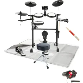 Fame E-Drum Set DD-Lite Pro, 5A Sticks, Teppich, Hocker, Kopfhörer, Practice Pad