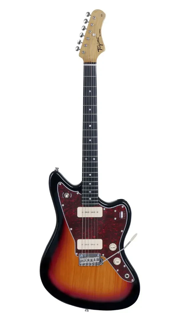 Tagima TW61 Offset Electric Guitar w/P90s, Sunburst Finish - B-stock - Jazz Mstr