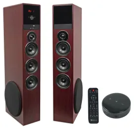 Rockville TM150C Home Theater Buetooth Tower Speakers + 10" Sub + Wifi Receiver