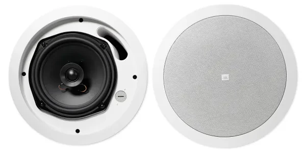 2) JBL CONTROL 16C/T 6.5" 30w 70v Commercial Ceiling Speakers For Restaurant/Bar