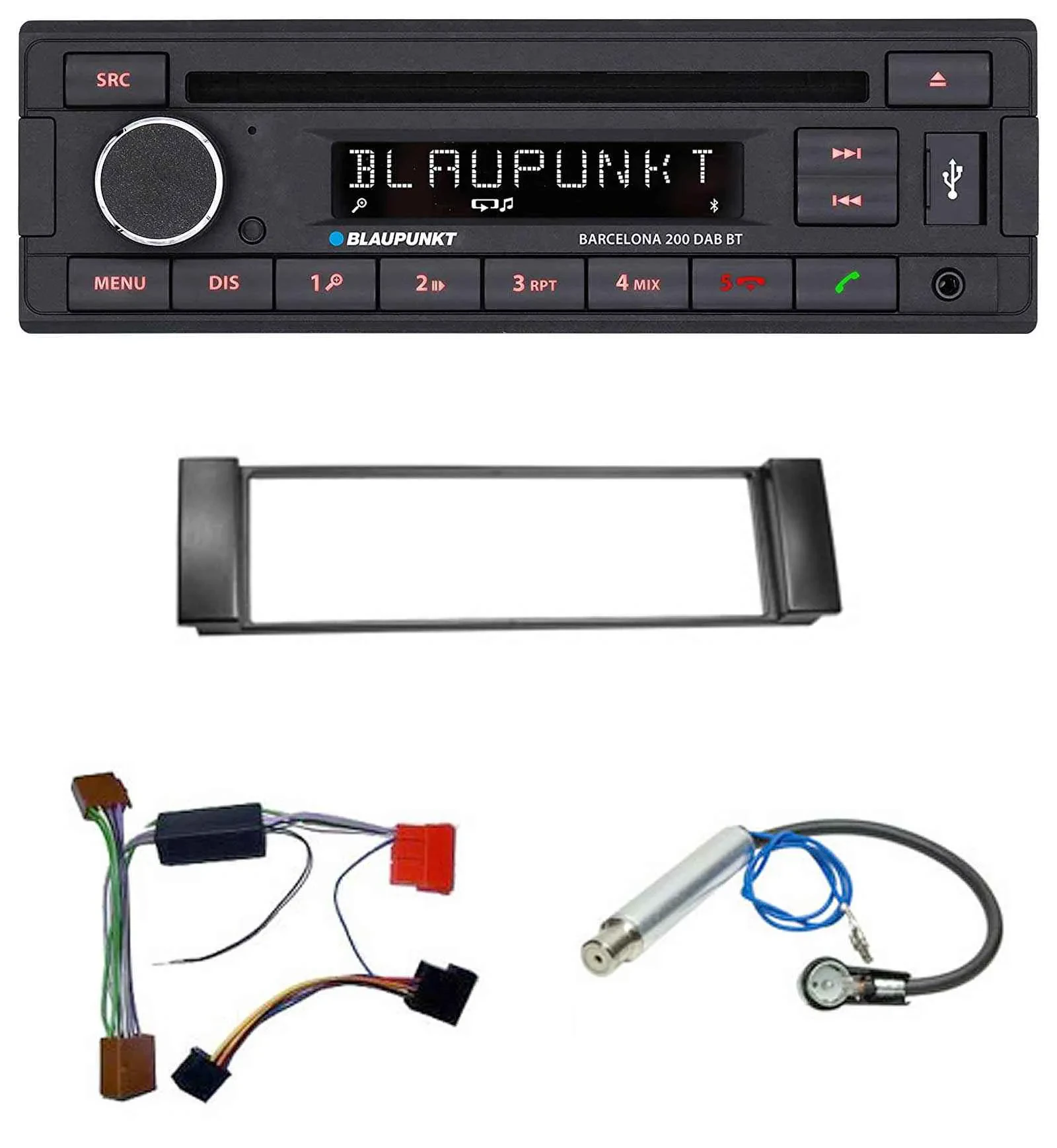Blaupunkt USB DAB CD Bluetooth MP3 Autoradio für Audi A3 8L 00-03 A6 C5 00-04 Ak