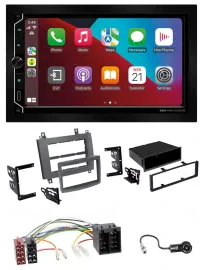 ESX 2DIN DAB USB MP3 Bluetooth Autoradio für Cadillac CTS 2003-2007 SRX 2004-200