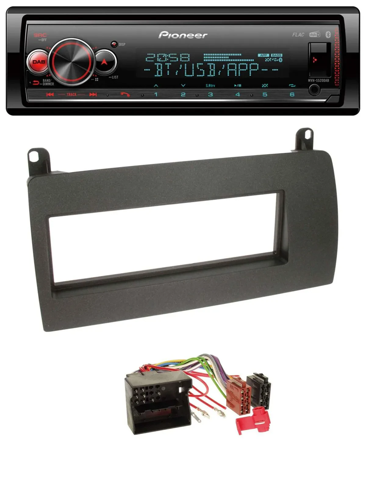 Pioneer Bluetooth USB MP3 DAB Autoradio für Rover 75 (2002-2005)