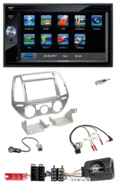 Blaupunkt Lenkrad USB Bluetooth TMC 2DIN Navigation für Hyundai i20 2012-2014 ma