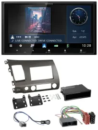 Автомагнитола для Honda Civic Hybrid (FD3, 2006–2010) Kenwood 2DIN, Bluetooth, USB, DAB, MP3
