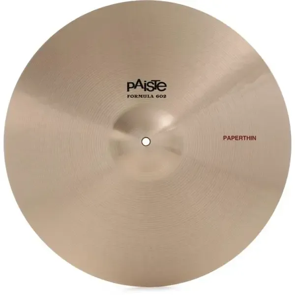 Тарелка барабанная Paiste 20" Formula 602 Paperthin Crash