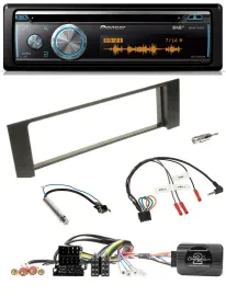 Pioneer Lenkrad DAB USB CD Bluetooth Autoradio für Audi A4 00-09 ISO Fakra teila