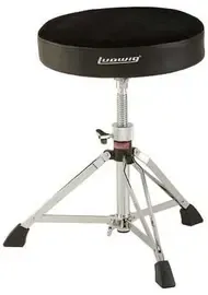 Стул  LUDWIG  L348TH  для барабанов  круглое сидение 350мм, винтовой, усиленные двойные ножки, обивка: замшевый кож. зам. Надпись  «LUDWIG»