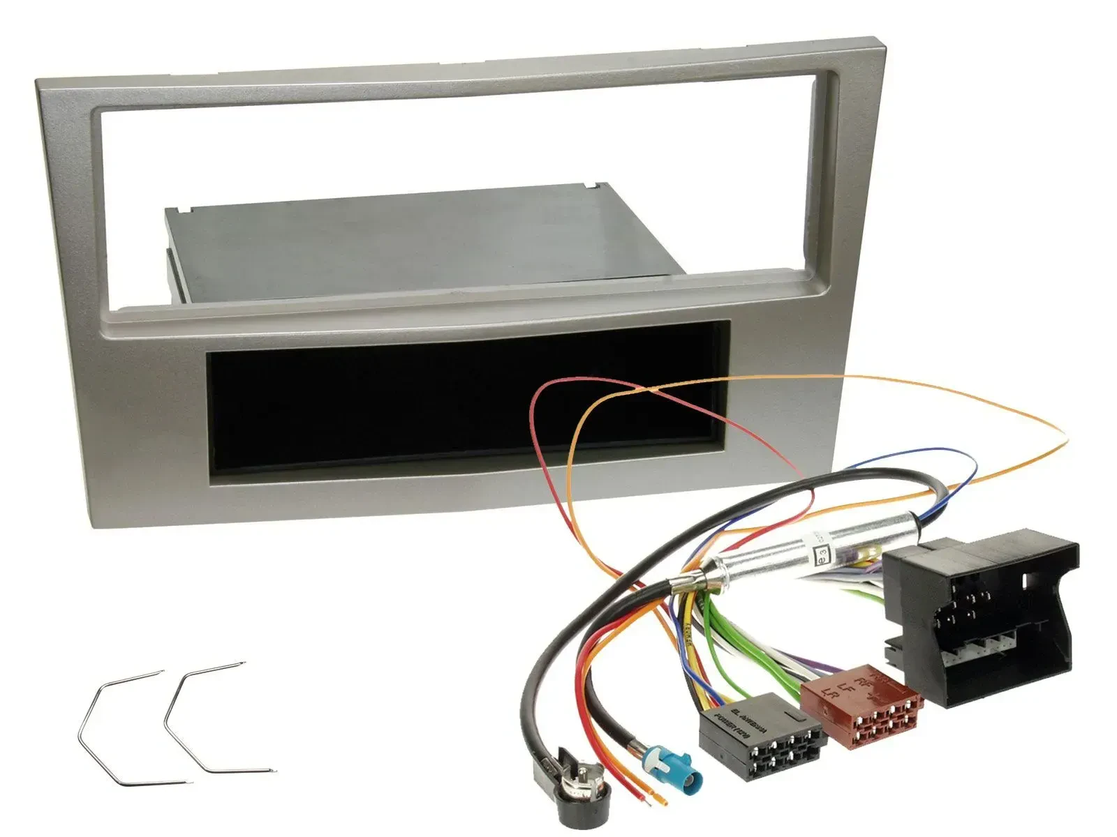 Radioeinbauset DIN Autoradio für Opel Zafira B Astra H Corsa D ab 2005 satin-sto