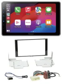 Pioneer MP3 USB DAB Bluetooth 2DIN Autoradio für Nissan Micra Note ab 2013