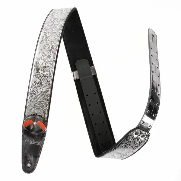 Ремень для гитары RightOn! Straps Mojo Revolver Titanium