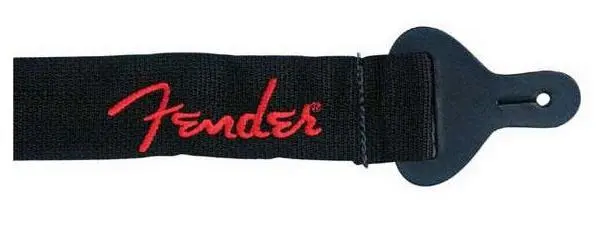 Ремень для гитары Fender BLACK/RED LOGO